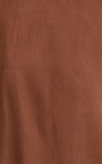 Makenna Top - Crinkle Shell Top in Chocolate