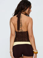 Cruizer Halter Top Chocolate