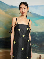 Fanciful Flower Midi Dress