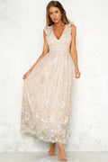 Glitter Trail Maxi Dress Bronze