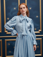 Salle Stripe Bow Dress