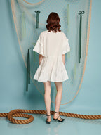 Seaboard Ruffle Mini Dress