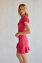 Jenna Puff Sleeve Mini Dress
