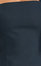 Tyler Top - Adjustable Halter Fitted Top in Navy