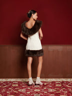 Sculpture Jacquard Mini Dress
