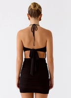Poetry Mini Dress - Black