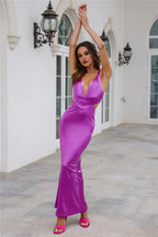 Sunset Views Midi Dress Purple