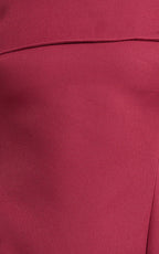 Cecilia Mini Dress - Off Shoulder Tie Detail Dress in Wine