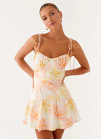 Abby Mini Dress - Floral Print