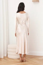 Luxury Invitation Maxi Dress Champagne
