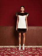 Sculpture Jacquard Mini Dress