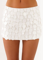 Movie Star Mini Skirt - Pearl