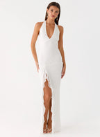 Charmed By You Maxi Dress - White