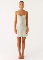 Reflection Mini Dress - Mystic Paisley