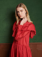 Hazel Scallop Maxi Dress