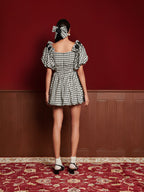 Thelma Check Mini Dress