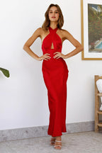 Calling Maria Maxi Dress Wine