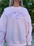 Light Pink Candy Cane Wonderland Sweatshirt