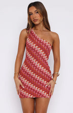 Go Loco Mini Dress Berry