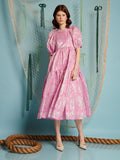 Ives Floral Midi Dress