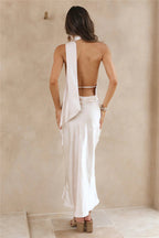 Goddess of the Sun Maxi Dress Champagne