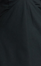 Hinata Maxi Dress - Linen Blend Slip Dress in Black