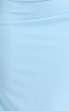 Criselda Maxi Dress - One Shoulder Maxi Dress in Blue
