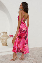 Sunset Splatter Maxi Dress Pink