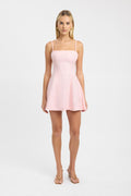 Palm Panel Mini Dress