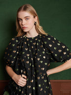 Carriage Hearts Jacquard Dress
