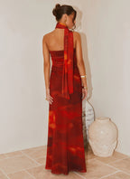 Songbird Maxi Dress - Scarlet Blur