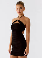 Poetry Mini Dress - Black