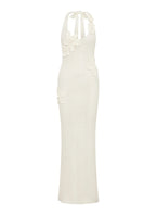 Novalee Flower Crochet Maxi Dress - Ivory