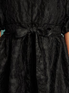 Oyster Jacquard Mini Dress