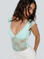 Tantalize Bodysuit Blue