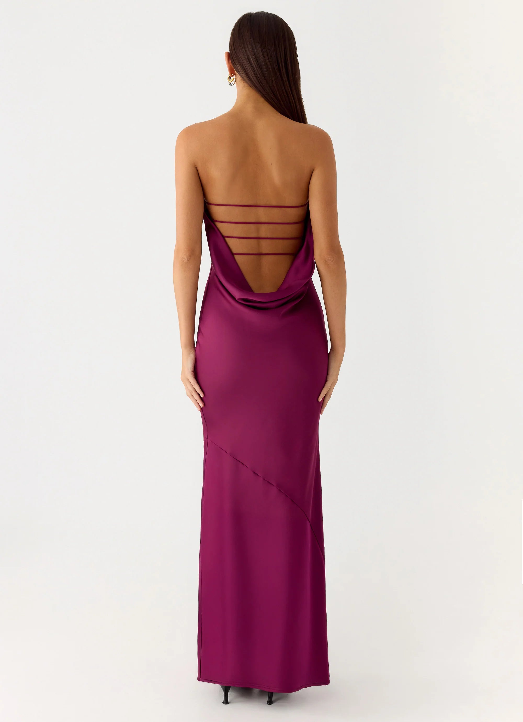 Endless Nights Maxi Dress - Plum