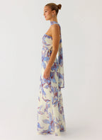Under The Pagoda Maxi Dress - Violet Blossom