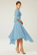 A-line Glitter Mesh Dress