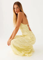 Aullie Maxi Dress - Yellow