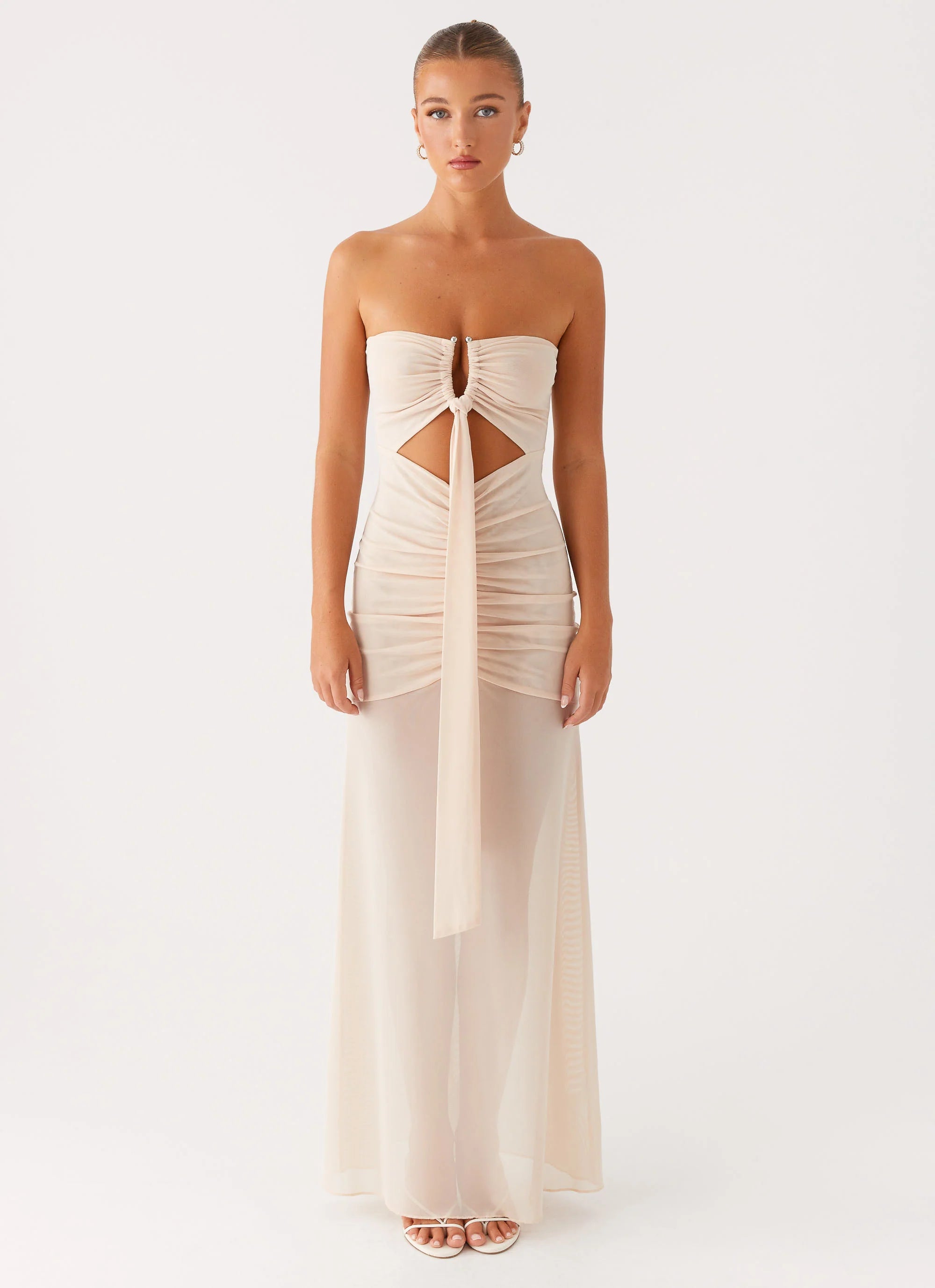 Lovie Maxi Dress - Beige