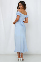 Sky Child Maxi Dress Steel Blue