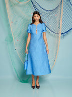 Reef Jacquard Midi Dress
