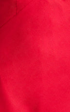 Hinata Maxi Dress - Linen Blend Slip Dress in Red