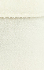 Pietra Maxi Dress - Knit Off Shoulder Dress in Cream